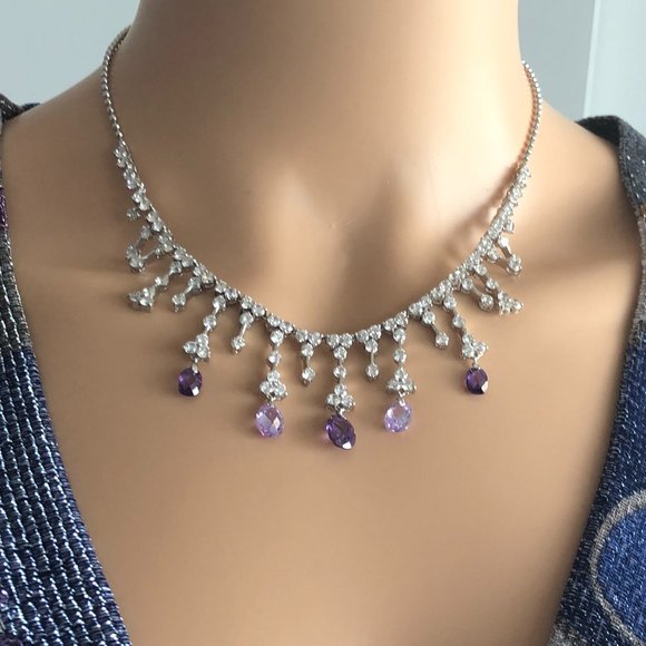 Crystal necklace - Picture 1 of 16